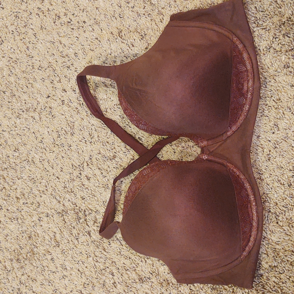 Victoria's Secret Lined Demi Body by Victoria 38DDD Purple/Plum Bra